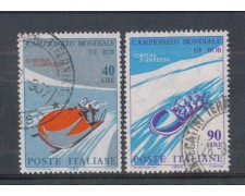 1966 - LOTTO/6446U - REPUBBLICA - MONDIALI DI BOB USATI 1966 - LOTTO/6446U - REPUBBLICA - MONDIALI DI BOB USATI