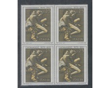 1973 - LOTTO/6586Q - REPUBBLICA - CARAVAGGIO QUARTINA 1973 - LOTTO/6586Q - REPUBBLICA - CARAVAGGIO QUARTINA