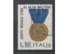 1973 - LOTTO/6593U - REPUBBLICA - MEDAGLIE AL VALORE USATO 1973 - LOTTO/6593U - REPUBBLICA - MEDAGLIE AL VALORE USATO