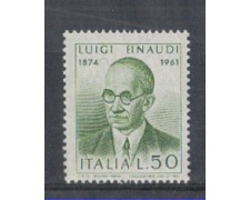 1974 - LOTTO/6597 - REPUBBLICA - LUIGI EINAUDI 1974 - LOTTO/6597 - REPUBBLICA - LUIGI EINAUDI
