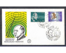 1974 - LOTTO/6598Z - REPUBBLICA - GUGLIELMO MARCONI - FDC 1974 - LOTTO/6598Z - REPUBBLICA - GUGLIELMO MARCONI - FDC