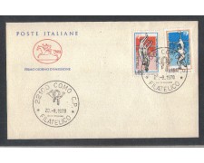 1978 - LOTTO/6684ZC - REPUBBLICA - PALLAVOLO - FDC 1978 - LOTTO/6684ZC - REPUBBLICA - PALLAVOLO - FDC