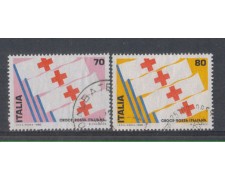1980 - LOTTO/6719U - REPUBBLICA - CROCE ROSSA - USATI 1980 - LOTTO/6719U - REPUBBLICA - CROCE ROSSA - USATI