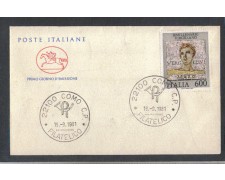 1981 - LOTTO/6750ZC - REPUBBLICA - VIRGILIO - FDC 1981 - LOTTO/6750ZC - REPUBBLICA - VIRGILIO - FDC