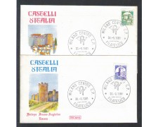 1981 - LOTTO/6751ZA - REPUBBLICA - CASTELLI DISTRIBUTORI - FDC 1981 - LOTTO/6751ZA - REPUBBLICA - CASTELLI DISTRIBUTORI - FDC