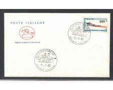 1983 - LOTTO/6780ZC - REPUBBLICA - BIATHLON - FDC 1983 - LOTTO/6780ZC - REPUBBLICA - BIATHLON - FDC