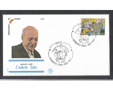 1983 - LOTTO/6783ZA - REPUBBLICA - UMBERTO SABA - FDC 1983 - LOTTO/6783ZA - REPUBBLICA - UMBERTO SABA - FDC