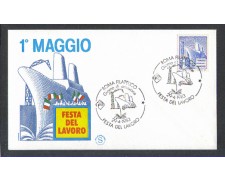 1983 - LOTTO/6787ZA - REPUBBLICA - FESTA DEL LAVORO - FDC 1983 - LOTTO/6787ZA - REPUBBLICA - FESTA DEL LAVORO - FDC