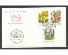 1983 - LOTTO/6788ZC - REPUBBLICA - FIORI 3° SERIE - FDC 1983 - LOTTO/6788ZC - REPUBBLICA - FIORI 3° SERIE - FDC