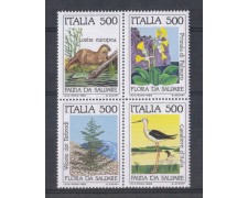 1985 - LOTTO/6832 - REPUBBLICA - SALVAGUARDIA NATURA 4v. - NUOVI 1985 - LOTTO/6832 - REPUBBLICA - SALVAGUARDIA NATURA 4v. - NUOVI