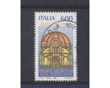 1990 - LOTTO/6945U - REPUBBLICA - SAGRA MALATESTIANA - USATO 1990 - LOTTO/6945U - REPUBBLICA - SAGRA MALATESTIANA - USATO
