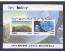 2000 - LOTTO/7255 - REPUBBLICA - PASSATO E FUTURO - FOGLIETTO 2000 - LOTTO/7255 - REPUBBLICA - PASSATO E FUTURO - FOGLIETTO