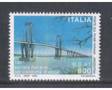 2000 - LOTTO/7278 - REPUBBLICA - CONDOTTE D'ACQUA 2000 - LOTTO/7278 - REPUBBLICA - CONDOTTE D'ACQUA