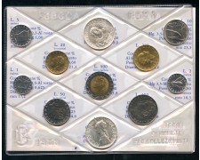 1989 - REPUBBLICA - ANNATA COMPLETA DI 11 MONETE FIOR DI CONIO - LOTTO/M33637 1989 - REPUBBLICA - ANNATA COMPLETA DI 11 MONETE FIOR DI CONIO - LOTTO/M33637