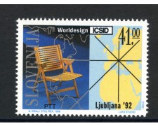 1992 - SLOVENIA - CONGRESSO MONDIALE DEL DESIGN - NUOVO - - LOTTO/33653