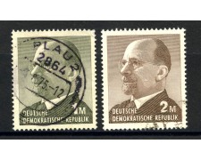 1969 - GERMANIA DDR - PRESIDENTE ULBRICHT 2v. - USATI - LOTTO/36312U 1969 - GERMANIA DDR - PRESIDENTE ULBRICHT 2v. - USATI - LOTTO/36312U