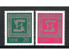 1969 - GERMANIA DDR - ORGANIZZAZIONE DEL LAVORO 2v. - NUOVI - LOTTO/36325 1969 - GERMANIA DDR - ORGANIZZAZIONE DEL LAVORO 2v. - NUOVI - LOTTO/36325