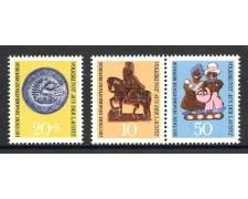 1969 - GERMANIA DDR - ARTE POPOLARE 3v. - NUOVI - LOTTO/36327 1969 - GERMANIA DDR - ARTE POPOLARE 3v. - NUOVI - LOTTO/36327