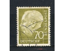 1954 - GERMANIA FEDERALE - 70 p. PRESIDENTE HEUSS - USATO - LOTTO/30788 1954 - GERMANIA FEDERALE - 70 p. PRESIDENTE HEUSS - USATO - LOTTO/30788