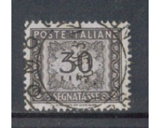 1955/66 - LOTTO/7830U - REPUBBLICA - 30 LIRE SEGNATASSE - USATO 1955/66 - LOTTO/7830U - REPUBBLICA - 30 LIRE SEGNATASSE - USATO