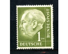 1954 - GERMANIA FEDERALE - 1 Dm.. PRESIDENTE HEUSS - NUOVO - LOTTO/30789 1954 - GERMANIA FEDERALE - 1 Dm.. PRESIDENTE HEUSS - NUOVO - LOTTO/30789