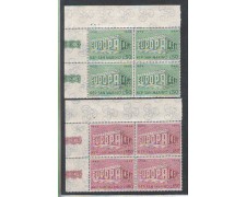 1969 - LOTTO/7918Q - SAN MARINO - EUROPA - QUARTINE