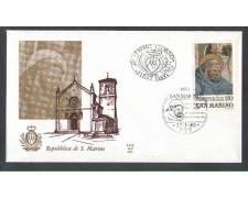 1980 - LOTTO/8002Z - SAN MARINO - SAN BENEDETTO - FDC
