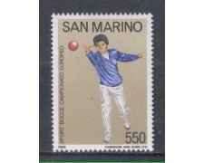 1986 - LOTTO/8069 - SAN MARINO - CAMPIONATO DI BOCCE