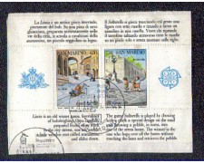 1989 - LOTTO/8092U - SAN MARINO - EUROPA - FOGLIETTO USATO