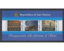 1993 - LOTTO/8133 - SAN MARINO - TELEVISIONE - FOGLIETTO