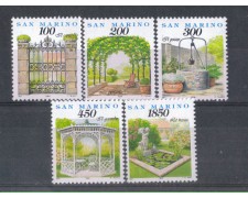 1994 - LOTTO/8141 - SAN MARINO - GIARDINI 5v. NUOVI