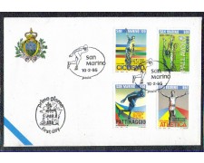 1995 - LOTTO/8151Z - SAN MARINO - SPORT NEL MONDO - FDC 1995 - LOTTO/8151Z - SAN MARINO - SPORT NEL MONDO - FDC