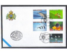 1996 - LOTTO/8164Z - SAN MARINO - MONDO NATURA - FDC