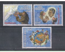 1997 - LOTTO/8186 - SAN MARINO - VOLONTARIATO 3v - NUOVI