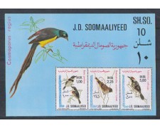 1980 - LBF/2759 - SOMALIA - UCCELLI SOMALI FOGLIETTO - NUOVO
