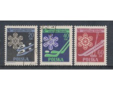 1956 - LOTTO/4853U - POLONIA - SPORT INVERNALI 1956 - LOTTO/4853U - POLONIA - SPORT INVERNALI