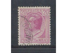1924 - LOTTO/8508U - MONACO - 20c. LILLA - USATO