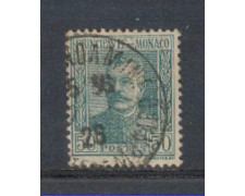 1924 - LOTTO/8516U - MONACO - 50c. VERDE GRIGIO - USATO 1924 - LOTTO/8516U - MONACO - 50c. VERDE GRIGIO - USATO