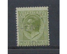 1924 - LOTTO/8519U - MONACO - 60c. OLIVA - USATO