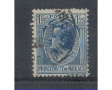 1924 - LOTTO/8528U - MONACO - 1,25 Fr.AZZURRO - USATO