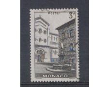 1942 - LOTTO/8576LU - MONACO - 3 Fr. NERO VEDUTE - USATO 1942 - LOTTO/8576LU - MONACO - 3 Fr. NERO VEDUTE - USATO
