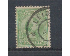 1891 - LOTTO/3586GU - OLANDA - 20c. VERDE - USATO 1891 - LOTTO/3586GU - OLANDA - 20c. VERDE - USATO