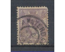 1898 - LOTTO/4005HU - OLANDA - 17,5c. VIOLETTO - USATO 1898 - LOTTO/4005HU - OLANDA - 17,5c. VIOLETTO - USATO