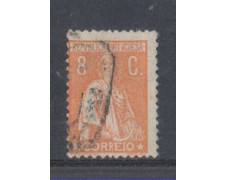1923 - LOTTO/9669DU - PORTOGALLO - 8c. ARANCIO - USATO 1923 - LOTTO/9669DU - PORTOGALLO - 8c. ARANCIO - USATO