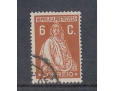 1926 - LOTTO/9679EU - PORTOGALLO - 6c. BRUNO GIALL. - USATO 1926 - LOTTO/9679EU - PORTOGALLO - 6c. BRUNO GIALL. - USATO