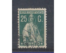 1930 - LOTTO/9687EU - PORTOGALLO - 25c. VERDE - USATO 1930 - LOTTO/9687EU - PORTOGALLO - 25c. VERDE - USATO