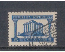 1935 - LOTTO/9696BU - PORTOGALLO - 5c. AZZURRO - USATO 1935 - LOTTO/9696BU - PORTOGALLO - 5c. AZZURRO - USATO
