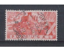 1946 - LOTTO/9720EU - PORTOGALLO - 1e. CASTELLI - USATO 1946 - LOTTO/9720EU - PORTOGALLO - 1e. CASTELLI - USATO