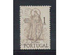 1950 - LOTTO/9732BU - PORTOGALLO - 1e. ANNO SANTO - USATO 1950 - LOTTO/9732BU - PORTOGALLO - 1e. ANNO SANTO - USATO