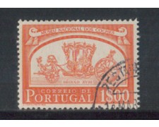1952 - LOTTO/9739EU - PORTOGALLO - 1e. CARROZZE - USATO 1952 - LOTTO/9739EU - PORTOGALLO - 1e. CARROZZE - USATO